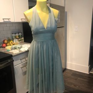 Maison Light Teal Dress